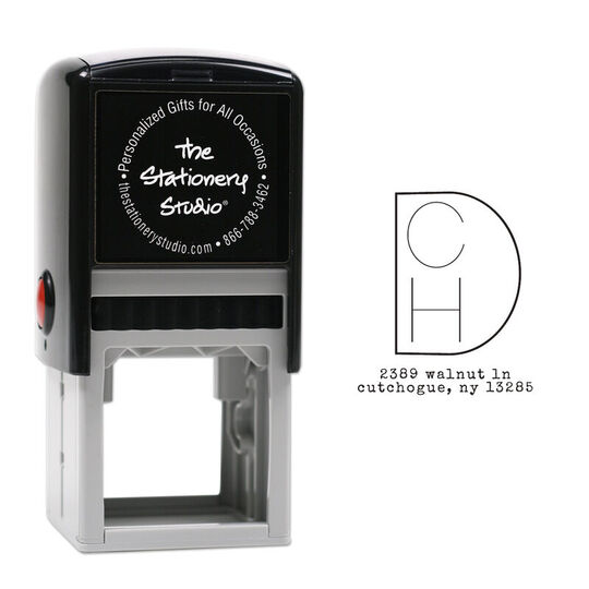 Modern Monogram Self Inking Stamper